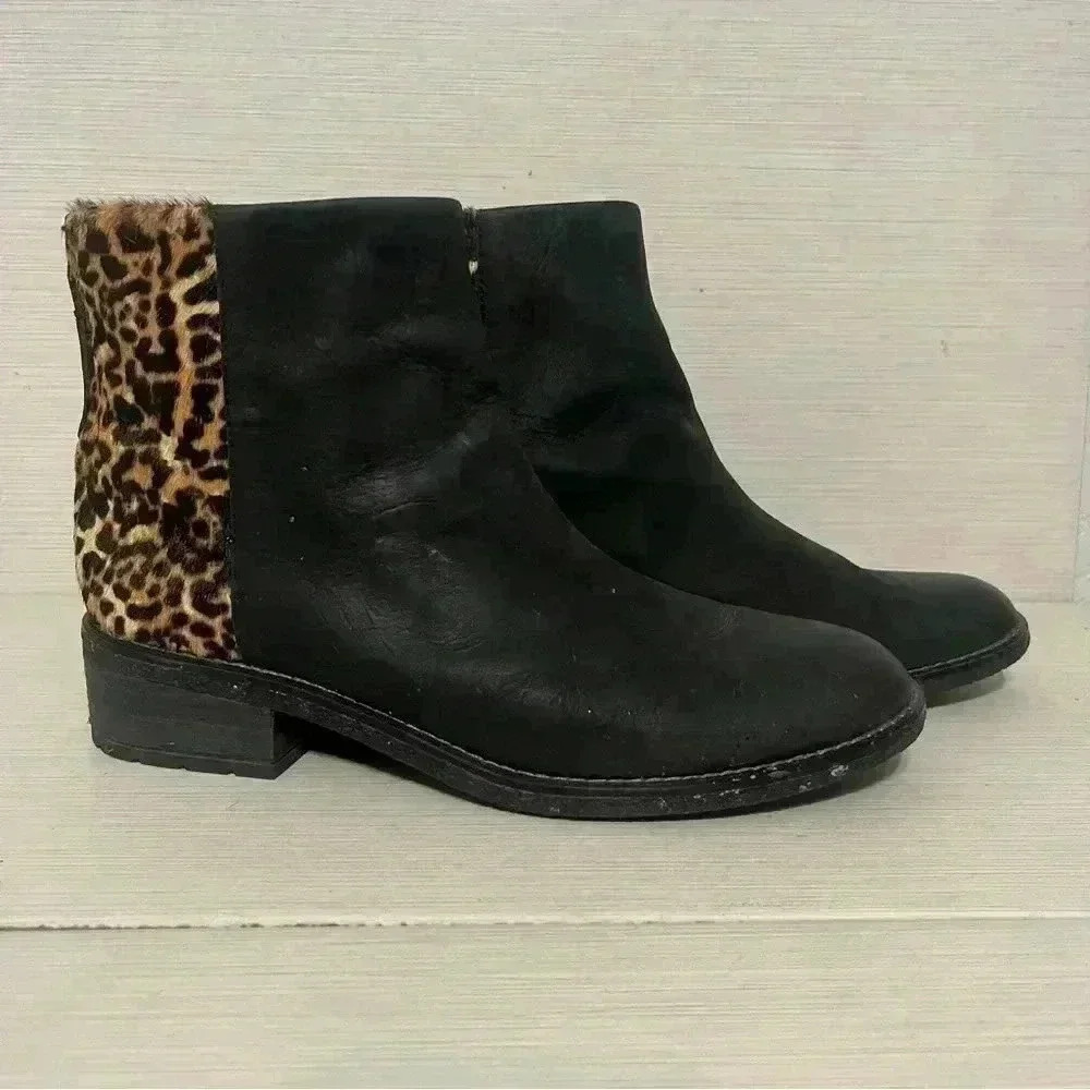 Sperry Maya Belle leopard print leather boot - Picture 2 of 14